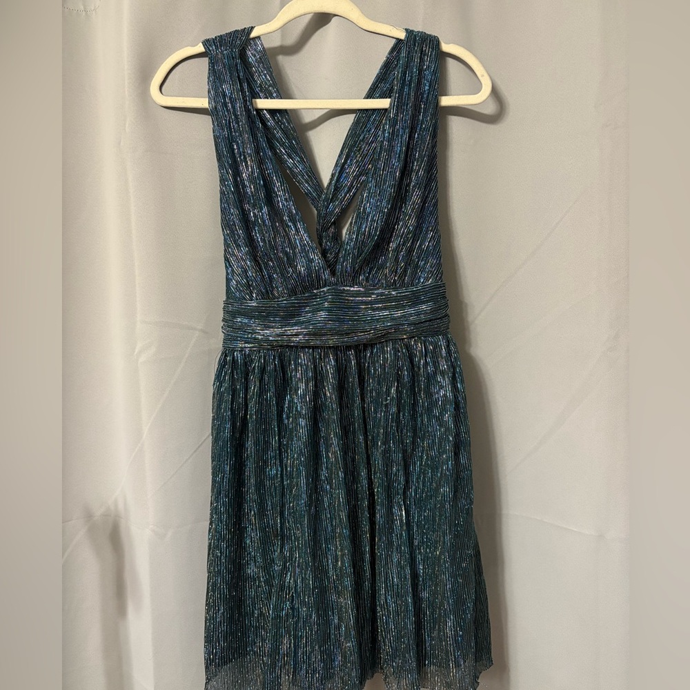 Turquoise Gold Lulus Dress